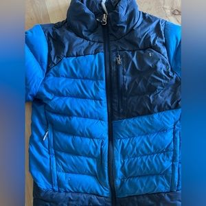 Blue Columbia Powder Lite jacket